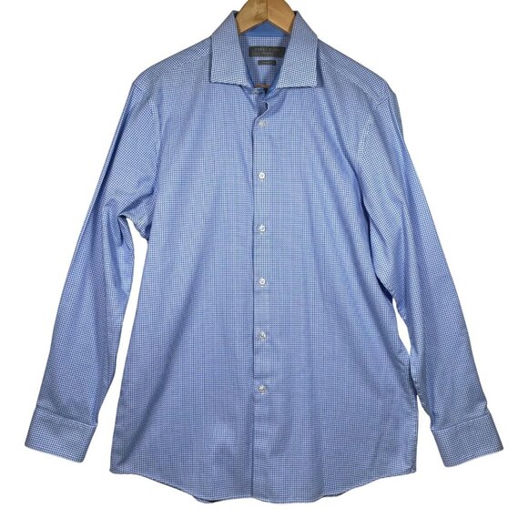 Perry Ellis Premium Slim Fit Printed Button Up Shirt Size 16 1/2 34/35 - Picture 1 of 8